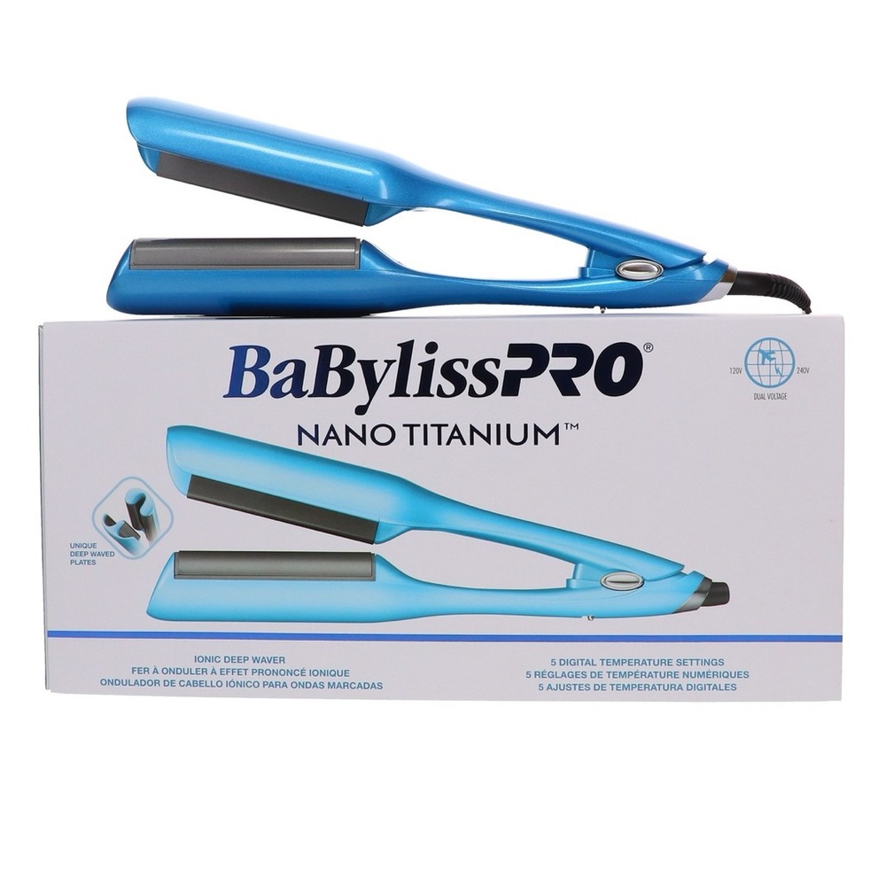 BaBylissPRO Nano Titanium Ionic Deep Waver for hair waves